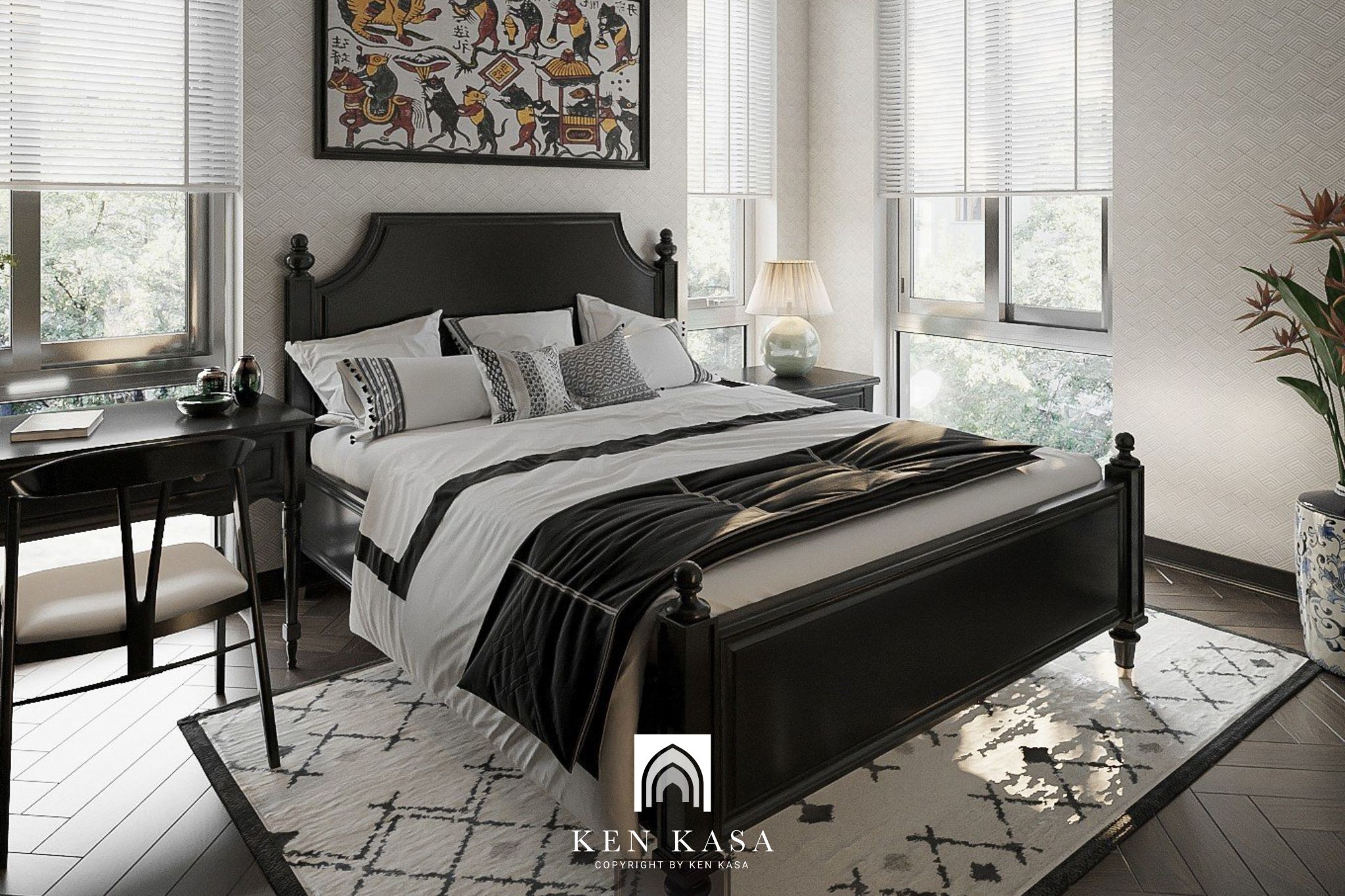 mẫu thiết kế nội thất homestay đ&ocirc;ng dương